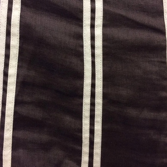 It's A New Vision Pleated Linen Skirt Brown Ribbon Detail 10 - Picture 7 of 9